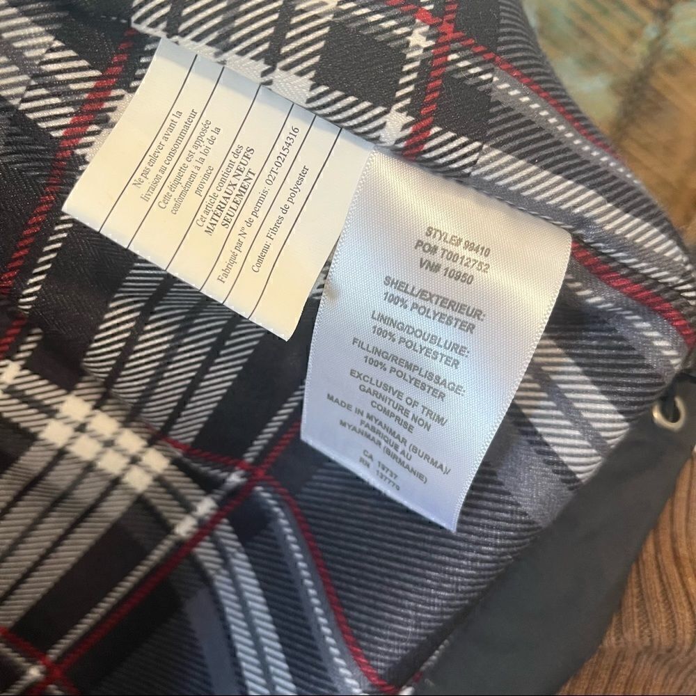 Roots 73 black Vermont vest with plaid lining size womens XS - Picture 7 of 10